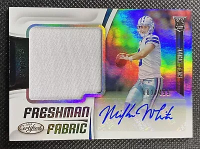 2018 Panini Certified Mike White Freshman Fabric Rookie Auto RPA /499 #239 • $15.99