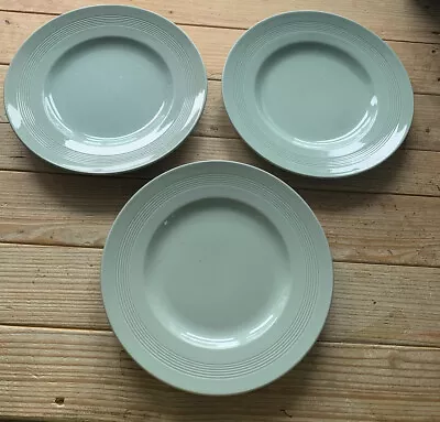 £16 • Buy 3 Woods Ware Beryl Green  Dinner Plates
