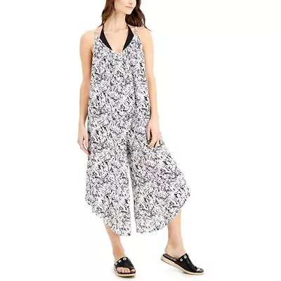 J VALDI Flowy Printed Jumpsuit Swimsuit  Cover-Up Size S Small Multi   • $15.99