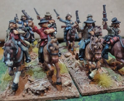 £85 • Buy American Civil War Confederate Bushwhacker Cavalry 28mm Pro Painted And Based.