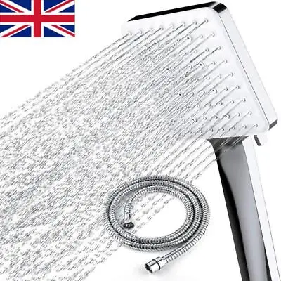 High-Pressure Shower Head Multi-Functional HandHeld Sprinkler 6 Modes Showerhead • £12.76