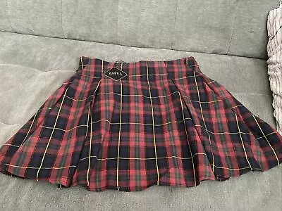 Zaful Forever Young Tartan Mini Skirt Size 14 • $28.57