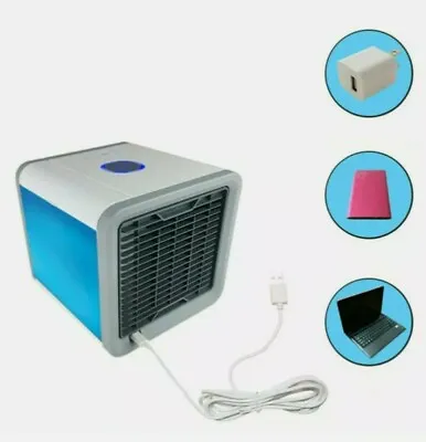 Portable Mini Air Cooler Fan Air Conditioner Cooling Fan Humidifier AC US • $19.95