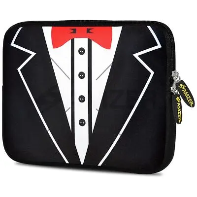 £3.99 • Buy 10 .5 Inch IPad Amazon Tablet Best Gift 2022 Sleeve Zip Bag Tux Red Bow