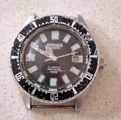 Vintage Citizen Automatic Dive Watch  52-0110 4-820789-Y • $950