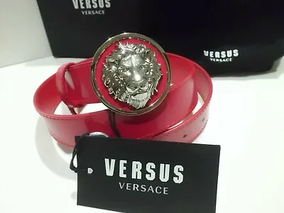 Versace Versus Women's Belt Leather Belt Lion Size 85 New • $415.12