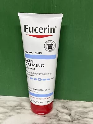 Eucerin Skin Calming Cream For Dry Itchy Skin Natural Oatmeal Enriched 8 Oz • $10.55