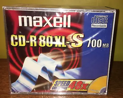 Maxell CD-R 80XL-S Compact Recordable Disc 700MB X 6 • £5