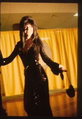 1984 CASSANDRA PETERSON Live Candid Original 35mm Slide Transparency ELVIRA Nb • $24.95