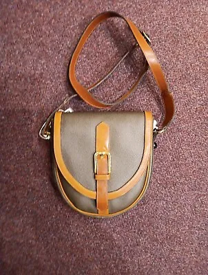 Lancel Paris Crossbody Bag | Grey And Brown | Authenticator Certificate • £47.50