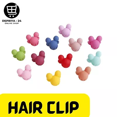 12pcs New Girls Cute Colorful Mickey Small Hair Claws Kids Hair Clips Free Ship • $5.90