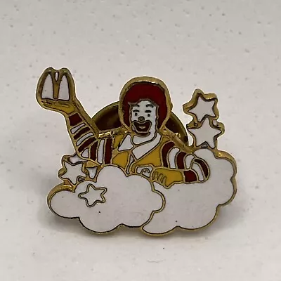 McDonald’s Ronald McDonald Fast Food Restaurant Advertising Enamel Lapel Hat Pin • $6.36