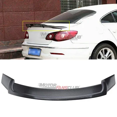 For VW Volkswagen CC Sedan 2008-2018 R Type Carbon Fiber Look Rear Trunk Spoiler • $154.99