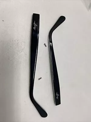 Maui Jim Kalani Mj 818-02x Black Temple Arm Parts With Screws :c89 • $35