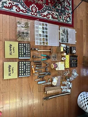 Vintage Leather Craft Tools Kit…(estate Find) Massive Lot🤩 Everything Included • $190