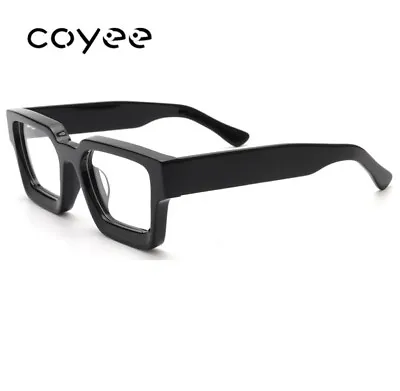 Square Brand Eyeglass Frames Mens Womens Full Rim Thick Acetate Glasses Eyewear • $27.99