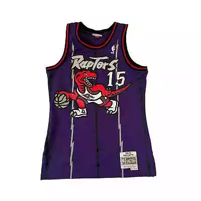 Mitchell Ness Toronto Raptors #15 Vince Carter Stitched Small Hardwood Jersey • $39.99