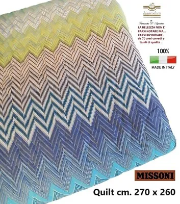 Missoni QUILT COPRILETTO Quilt Kingsize Cms. • $640.30