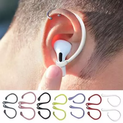 Anti-lost Earhook Holder Ear Hook Strap For AirPods Q3V2 Gas Silicone S9Z1 • $2.16