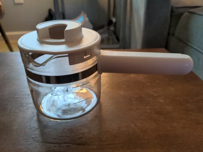 $18 • Buy Krups Espresso White Carafe Pot And Lid Type 171 865 866 867 871 872 963