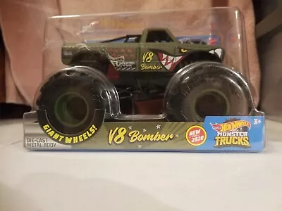 Hot Wheels 1:24 Scale Monster Trucks     V8 BOMBER   GTP60 • $19.99