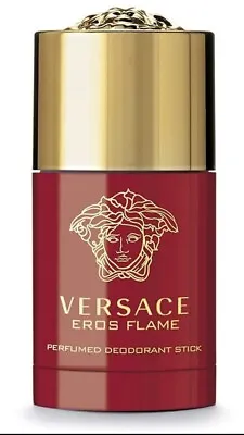 VERSACE EROS FLAME For Men Perfumed Deodorant Stick 2.5 Oz 75 Ml NEW SEALED • $28.50