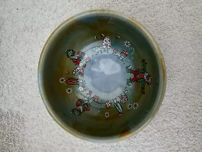 Irish Porcelain Wade Bowl Depicting Leprechauns And Toadstools • £14.99