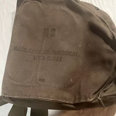 USArmy Mask Chemical Biological Field Mask Bag M17 M17A2 • $29.99