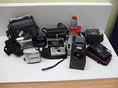 Bundle Of Old Cameras And Photographic Equipment; Lot 2 • £10