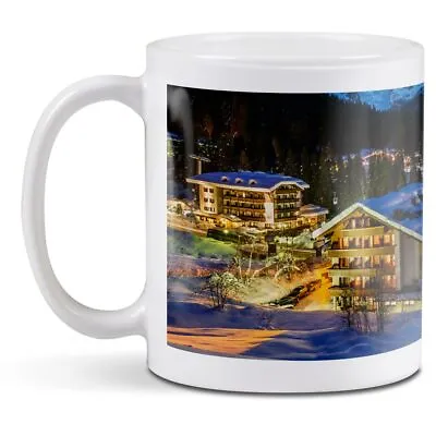 White Ceramic Mug - Ski Resort Madonna Di Campiglio Skiing #24206 • £8.99