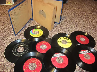 Album Of 45's Elvis Presley Chritmas EP Bennett Neil Diamond Ellington Sinatra • $9.99