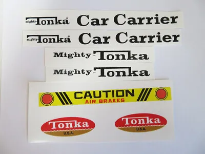 $7.95 • Buy Replacement Water Slide Decal Set For 1973-75 Mighty Tonka Car Carrier Truck