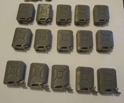 £16.50 • Buy #48-120MM 1/16scale-RESIN-ULTIMATE GERMAN JERRY CAN SET-BARGAIN-15 PIECES
