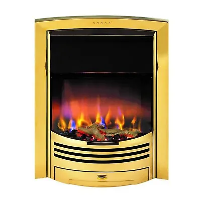 Dimplex Glencoe Brass Optiflame 3D Flame Effect Electric Fire 2kW Remote Control • £496