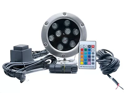 Electron-Flux Low Voltage  Submersible LED RGB Light For Pond Fountain Garden. • £124.38