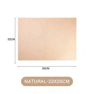 WUTA Full Grain Natural Vegetable Tanned Cowhide DIY Pre-cut Vachetta Leather Ge • $13.56