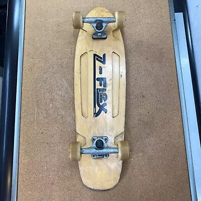 $63.99 • Buy Z-Flex Skateboard Z-Bullet Natural Wood Cruiser 60mm Wheels Checkerboard US 27.5