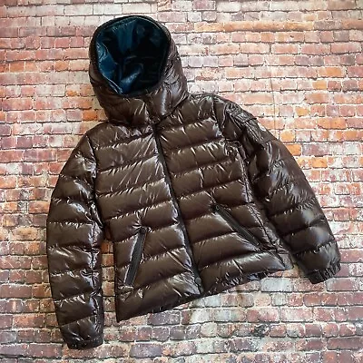 Womens Moncler Bady Puffer Down Jacket - Size 2 (S/M) UK10 - Brown • $315.81