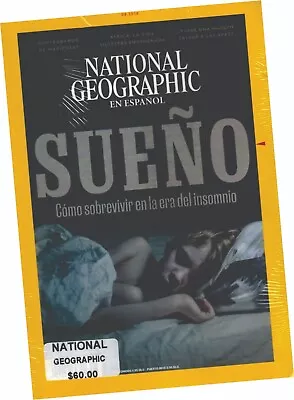 Revista  National Geographic En EspaÑol; SueÑo; Como Sobrevivir Al Insomnio . • $5.99