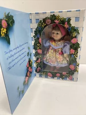 Marie Osmond Fine Porcelain Mother's Day Greeting Card 5” Doll  NIP • $16