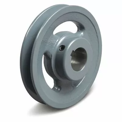 Zoro Select Ak561 1  Fixed Bore 1 Groove Standard V-Belt Pulley 5.45 In Od • $22.29