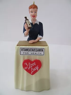 Hallmark Keepsake 2001 I Love Lucy Does TV Commercial Figurine Ornament New In B • $12
