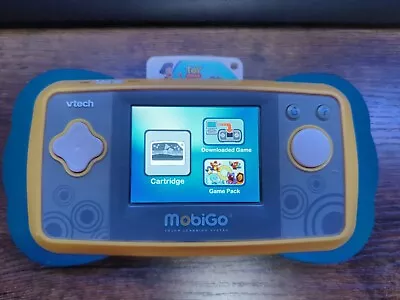 Vtech Mobigo Touch Learning System Blue/Yellow With Toy Story 3 • $19.99