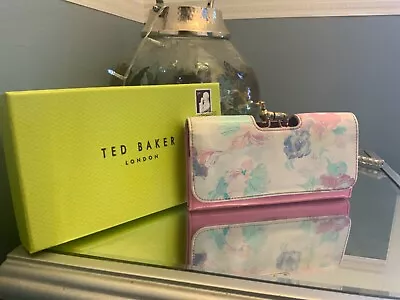 Dachshund / Sausage Dog Ted Baker Pink Leather Purse With Box And Tags • £35