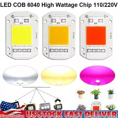 COB LED Chip 20W-50W Full Spectrum Driverless For Plant Growing Lamp Floodlight • $9.83