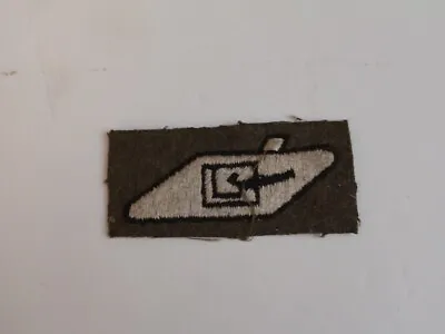 Vintage Ww2 Canada Shoulder Patch Canadian Armoured Regiment Trade Badge    98a • $10