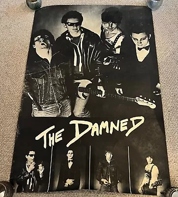 The Damned New Rose ORIGINAL Stiff 1976 Promo Unfolded Poster Punk Sex Pistols • £825