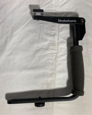 $11.70 • Buy Stroboframe Aluminum Flash Camera Flip Lightweight Bracket. Black USA