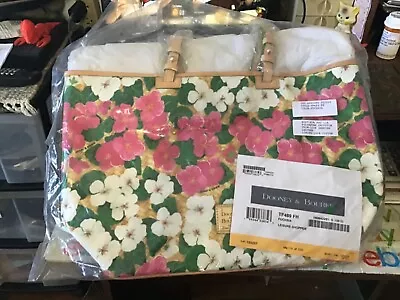 Dooney And Bourke BRAND NEW Fuchsia Pattern Leasure Shopper Bag Still Sealed • $28