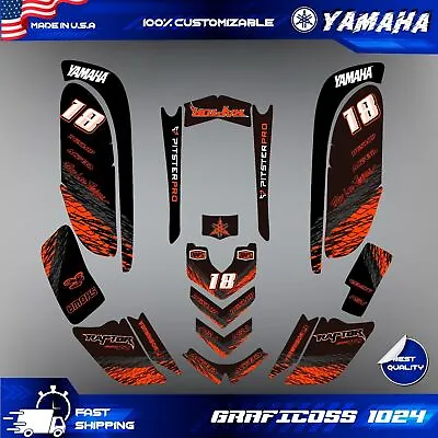 Fits Yamaha Raptor 660 GRAPHICS KIT STICKER DECALS YAMAHA RAPTOR 660 660R • $154.25